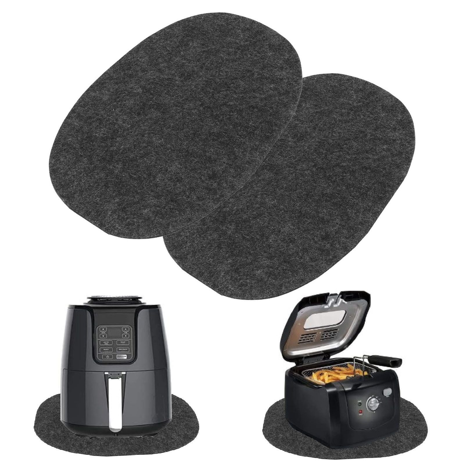 Appliance Heat Resistant Mat Cuttable Washable Countertop Protector Pad with Slider Function for Air Fryer V1294-YM0521-3113230064811