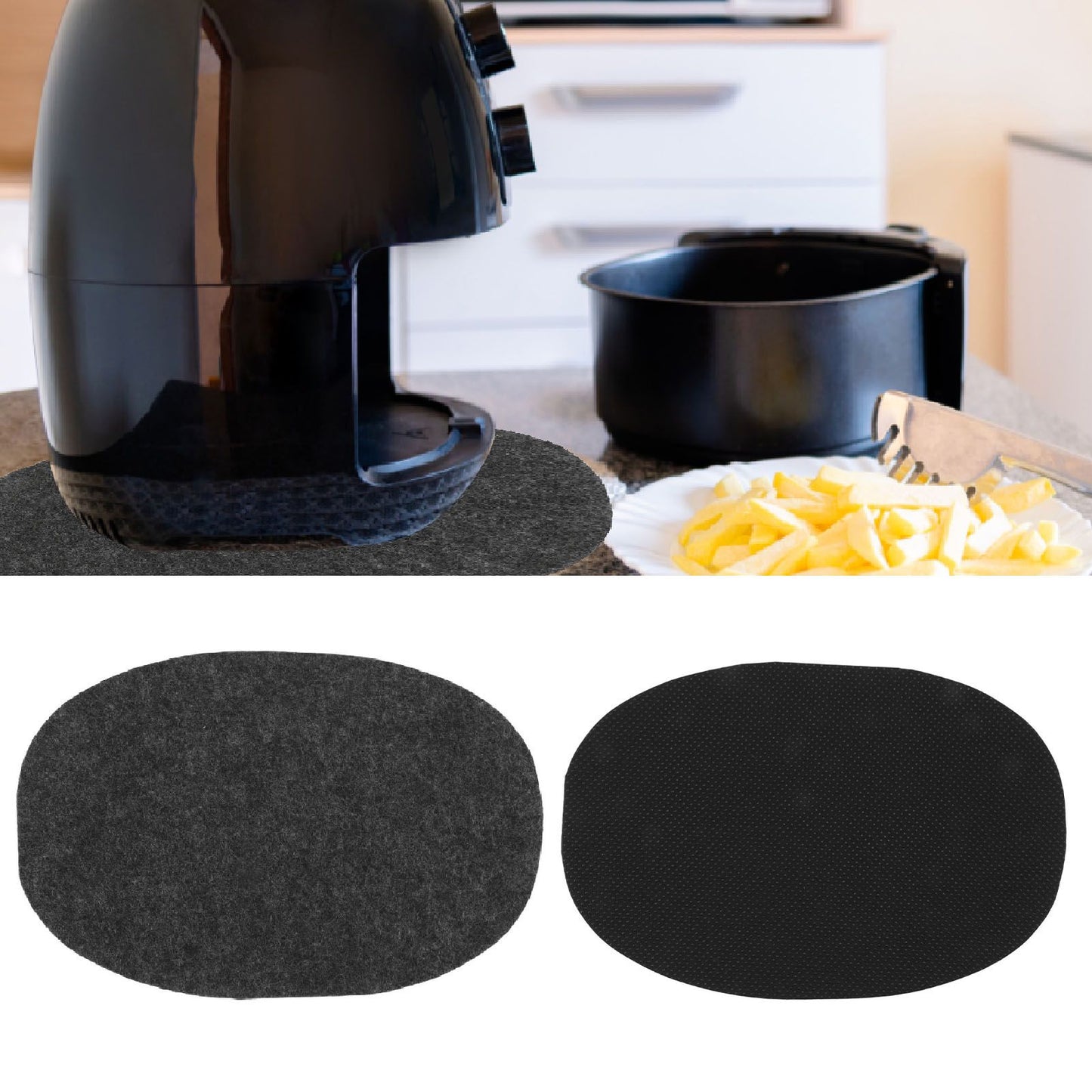 Appliance Heat Resistant Mat Cuttable Washable Countertop Protector Pad with Slider Function for Air Fryer V1294-YM0521-3113230064811
