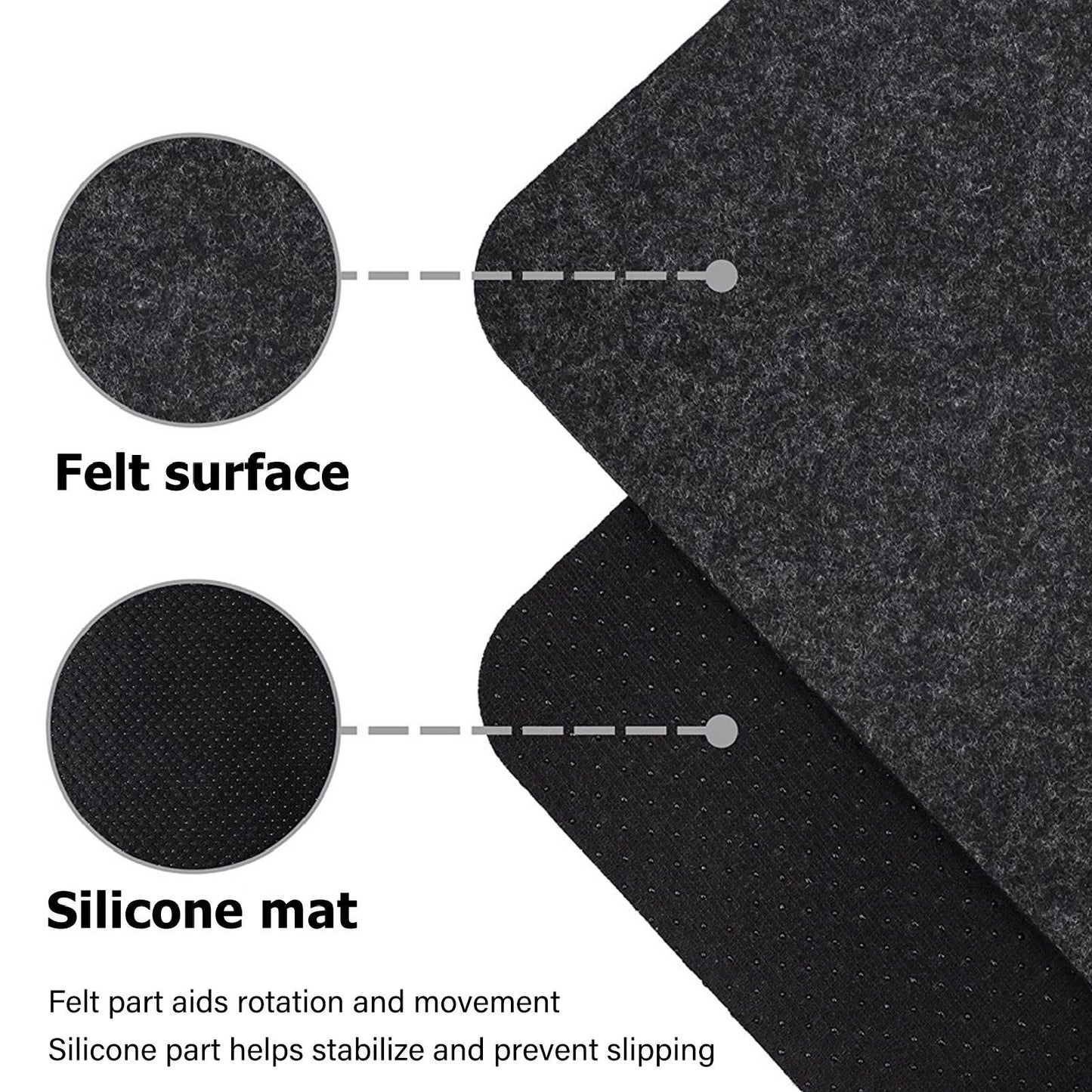Appliance Heat Resistant Mat Cuttable Washable Countertop Protector Pad with Slider Function for Air Fryer V1294-YM0521-3113230064811