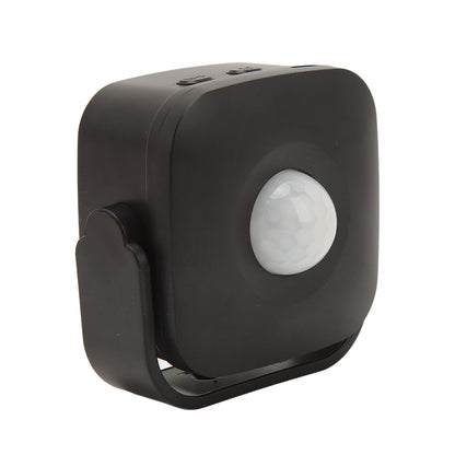 Entrance Welcome Doorbell Infrared Motion Sensor Alarm Detector Audio Player for Shop Store Black V1294-YM0521-3113230070811