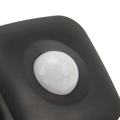 Entrance Welcome Doorbell Infrared Motion Sensor Alarm Detector Audio Player for Shop Store Black V1294-YM0521-3113230070811