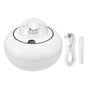 Mini Humidifier Cute Cat Sculpture Portable Quiet Desktop Air Humidifier for Home Office USB Plug in White V1294-YM0521-3113230072712