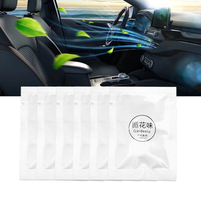 6 Pack Car Fragrance Replacement Tablets Portable Air Vent Clip Replacement Pads for Car Accessories Gardenia V1294-YM0521-3113230075415