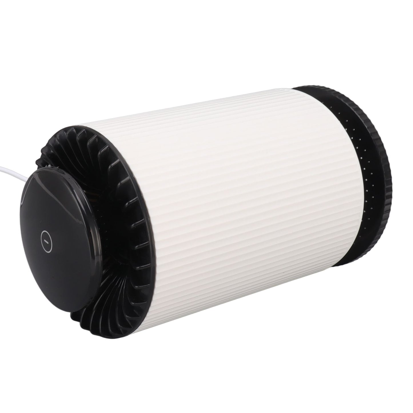 Home Air Purifier Desktop Air Cleaner Small Table Lamp with Filter for Bedroom Office Elegant White V1294-YM0521-3113230076211