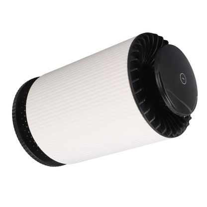 Home Air Purifier Desktop Air Cleaner Small Table Lamp with Filter for Bedroom Office Elegant White V1294-YM0521-3113230076211