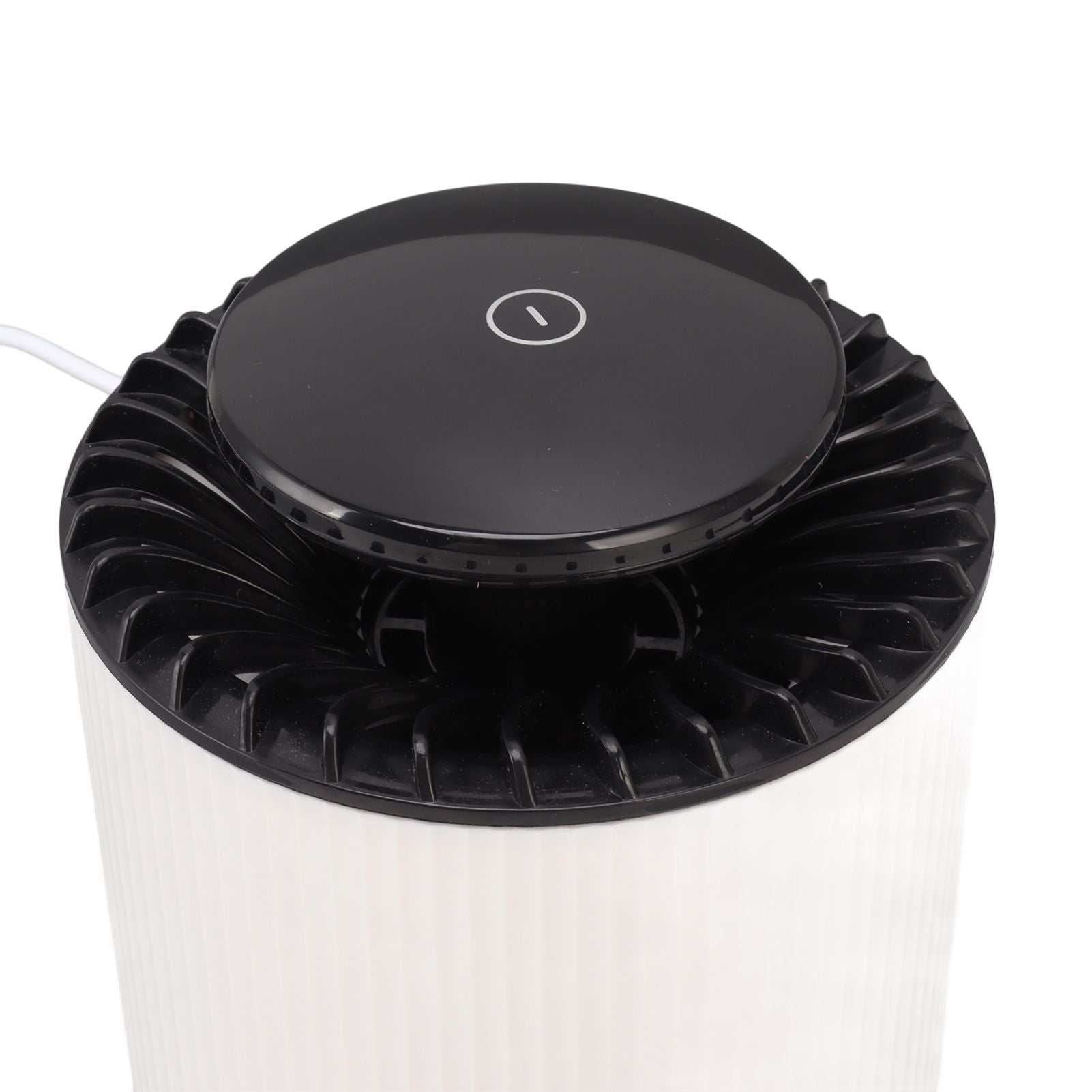 Home Air Purifier Desktop Air Cleaner Small Table Lamp with Filter for Bedroom Office Elegant White V1294-YM0521-3113230076211