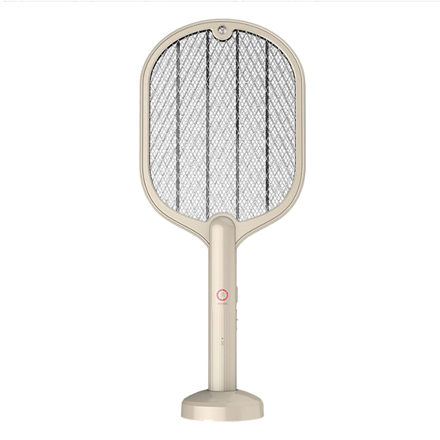 Electric Fly Swatter USB Charging 2 in 1 Fly Killer Racket with 3 Layer Mesh for Home Use White V1294-YM0521-3113230076611