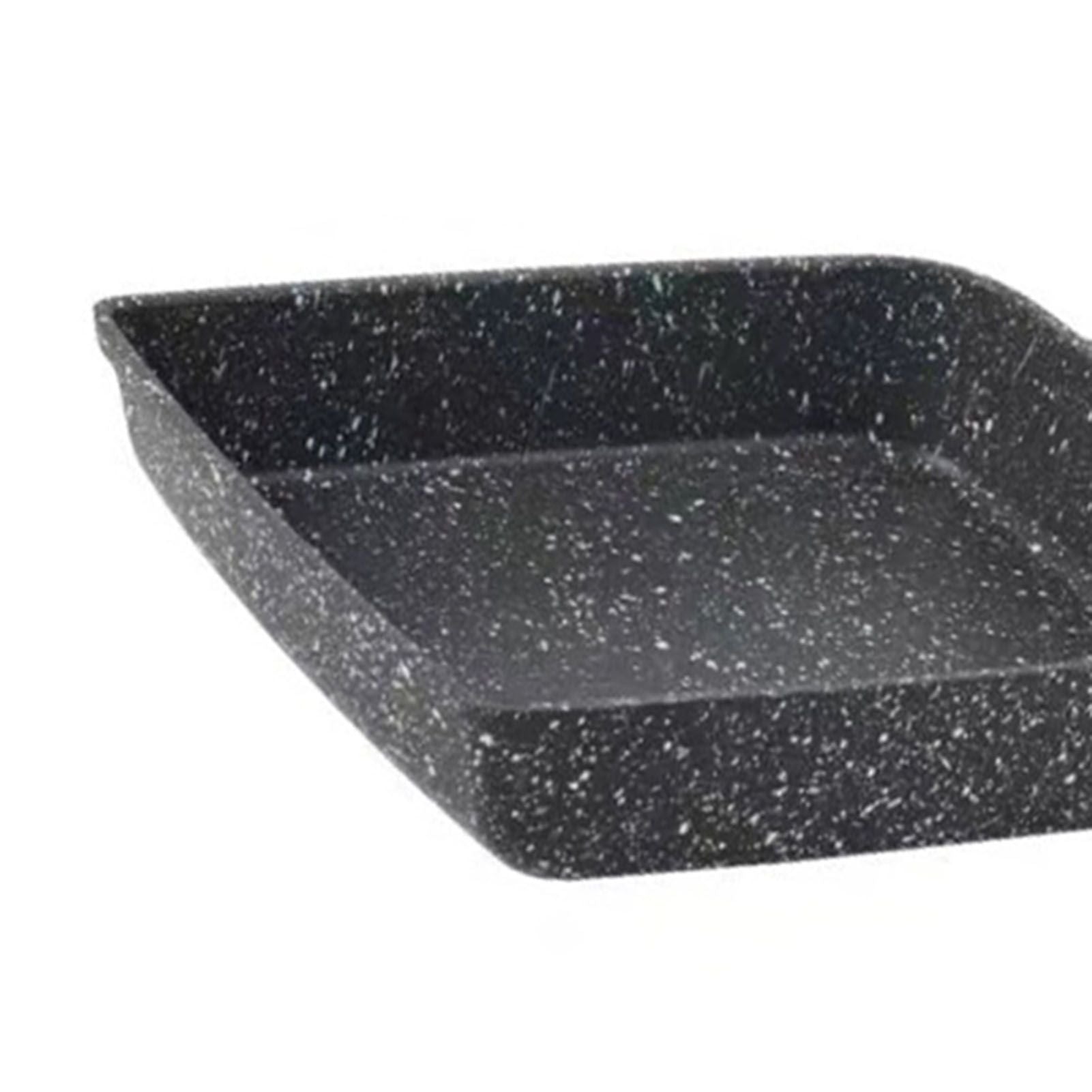 Frying Pan Aluminium Fast Conduction 3 Layers Thickened Wooden Handle Cooking Skillet for Family Kitchen V1294-YM0521-3113230081511