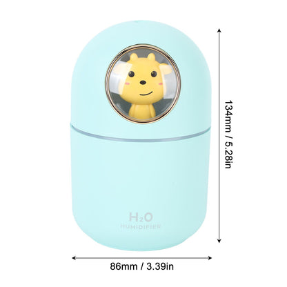Humidifier Aroma Diffuser USB Power Supply 300ml Capacity Auto Shutdown Home Decoration for Room Office Blue V1294-YM0521-3113230084213