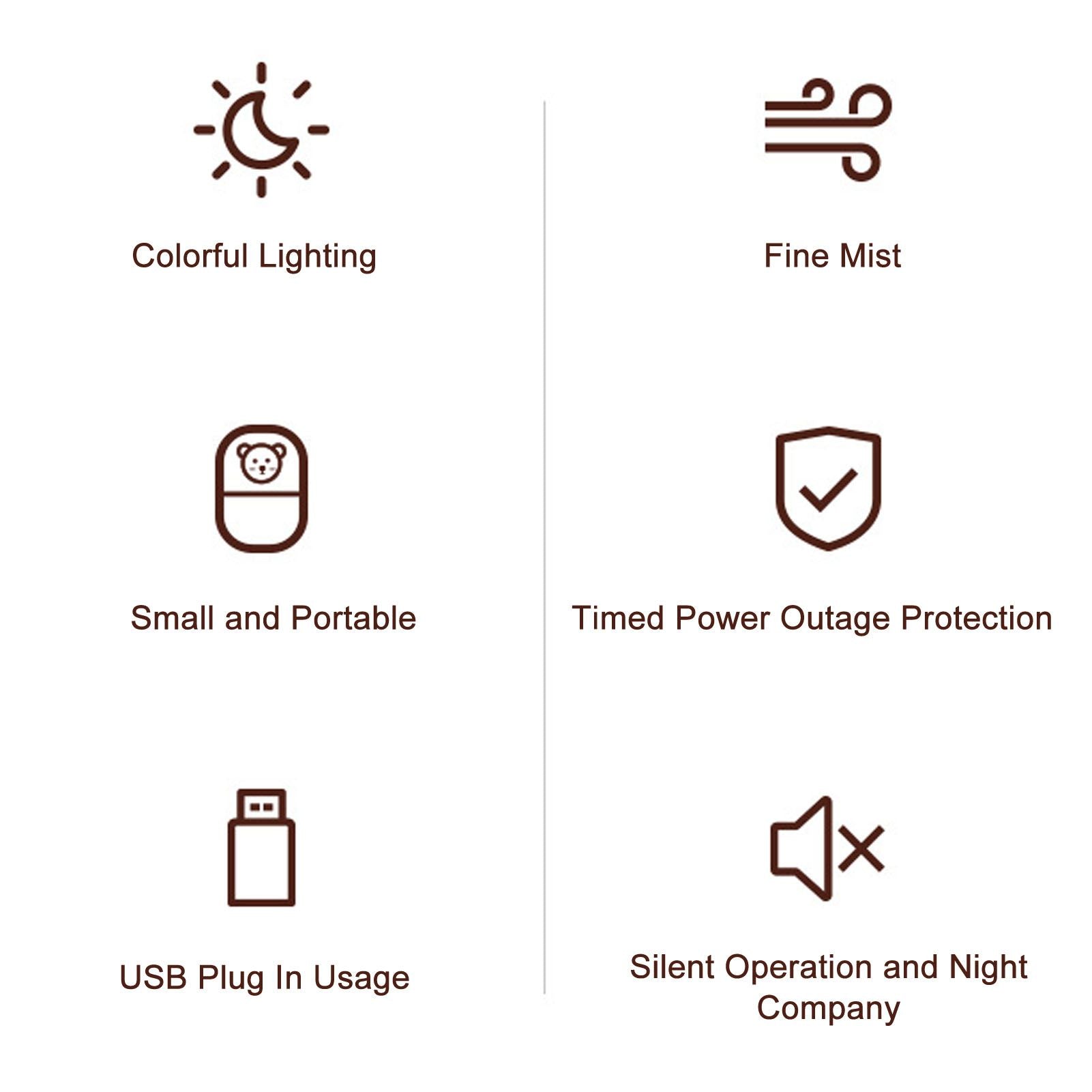 Humidifier Aroma Diffuser USB Power Supply 300ml Capacity Auto Shutdown Home Decoration for Room Office Blue V1294-YM0521-3113230084213