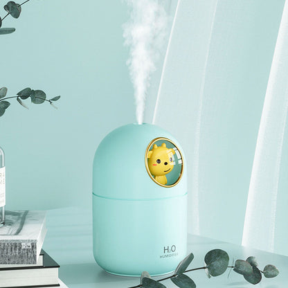 Humidifier Aroma Diffuser USB Power Supply 300ml Capacity Auto Shutdown Home Decoration for Room Office Blue V1294-YM0521-3113230084213
