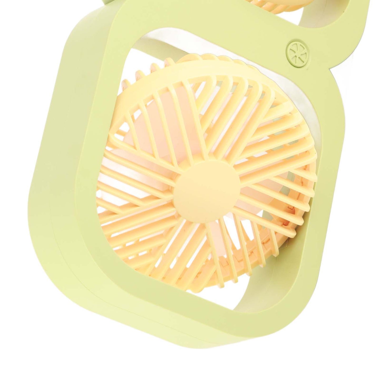 Double Head Desktop Fan 2 Speed Adjustment USB Cooling Fan with Battery For Office Bedroom Dorm Classroom V1294-YM0521-3113230088613