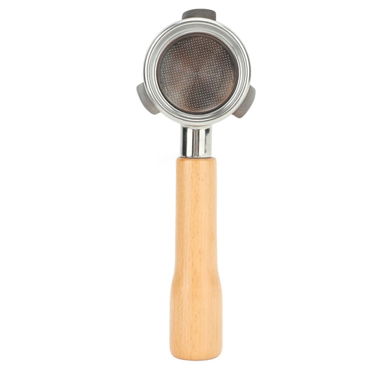Bottomless Portafilter 54mm 3 Ears Solid Wood Handle Stainless Steel Coffee Bottomless Filter for Breville 8 V1294-YM0521-3113230088812