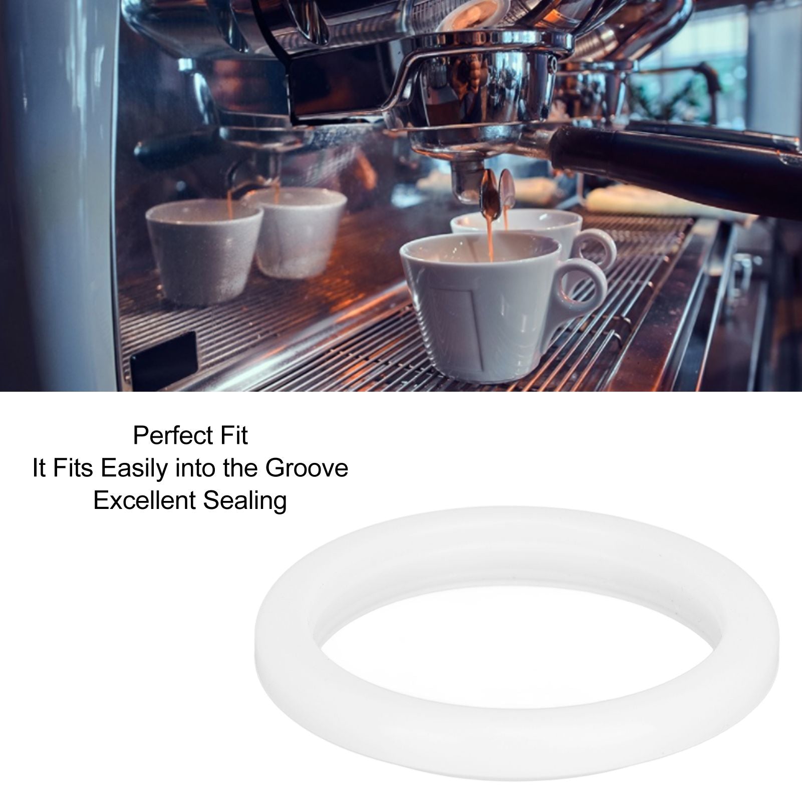 51mm Silicone Steam Ring Coffee Machine Brewing Head Silicone Ring Replacement Part for EC680 685 785 885 850 V1294-YM0521-3113230090311