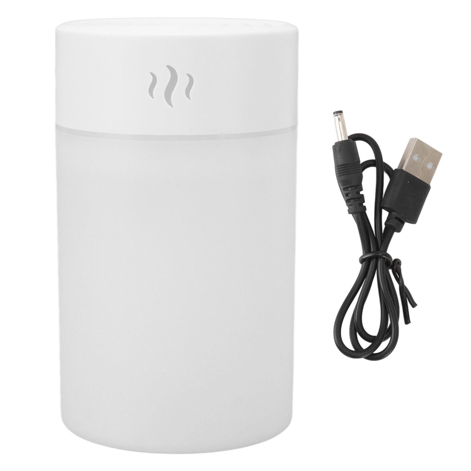 Mini Humidifier 260ml Colorful LED Light USB Charge Simple White Portable Desk Humidifier for Bedroom Office V1294-YM0521-3113230092111