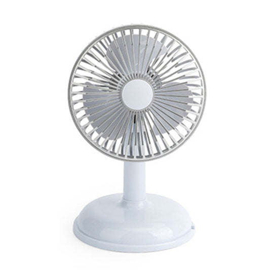 Small Electric Fan Simple Portable Vintage Pure Color USB Charging Little Fan for Summer Light Blue V1294-YM0521-3113230095412