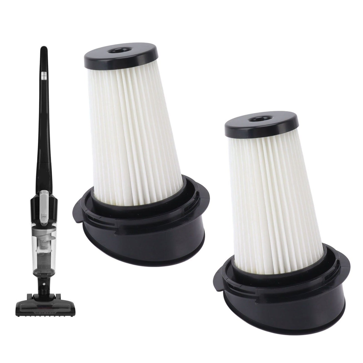 2PCS Dust Filter for ZR005201 2950 RH6543 RH6545WH ABS High Efficiency Reusable Washable Filter Replacement V1294-YM0521-3113230100511