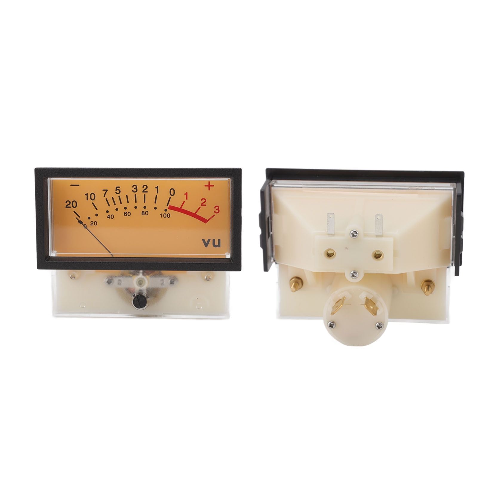 12V High Accuracy VU Meter Header DB Audio Level Header Power Amplifier Level Meter with Backlight 1000UA V1294-YM0521-3114220106211