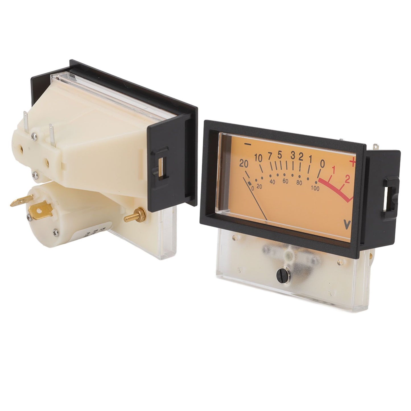 12V High Accuracy VU Meter Header DB Audio Level Header Power Amplifier Level Meter with Backlight 1000UA V1294-YM0521-3114220106211