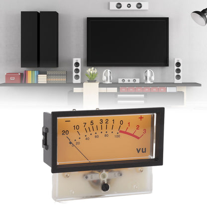 12V High Accuracy VU Meter Header DB Audio Level Header Power Amplifier Level Meter with Backlight 1000UA V1294-YM0521-3114220106211