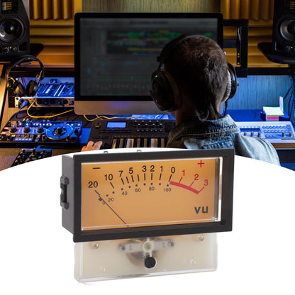 12V High Accuracy VU Meter Header DB Audio Level Header Power Amplifier Level Meter with Backlight 500UA V1294-YM0521-3114220106212