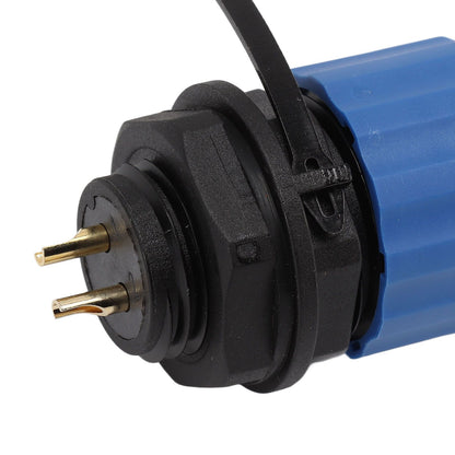 2Pcs SD16 IP68 Waterproof Aviation Connector SD16 Female Plug Male Socket G3/8 Thread SD16 2Pin Rear Nut V1294-YM0521-3114220111911