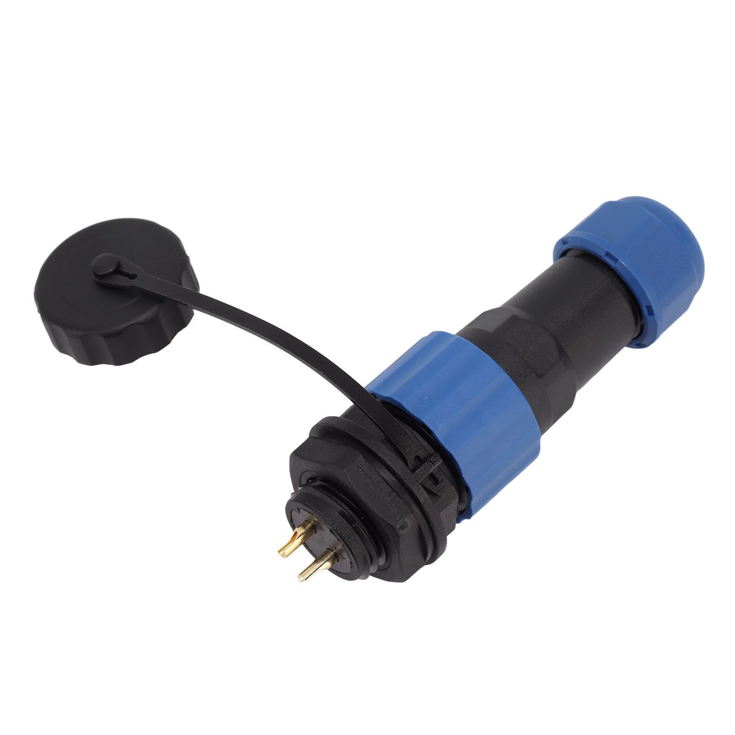 2Pcs SD16 IP68 Waterproof Aviation Connector SD16 Female Plug Male Socket G3/8 Thread SD16 2Pin Rear Nut V1294-YM0521-3114220111911