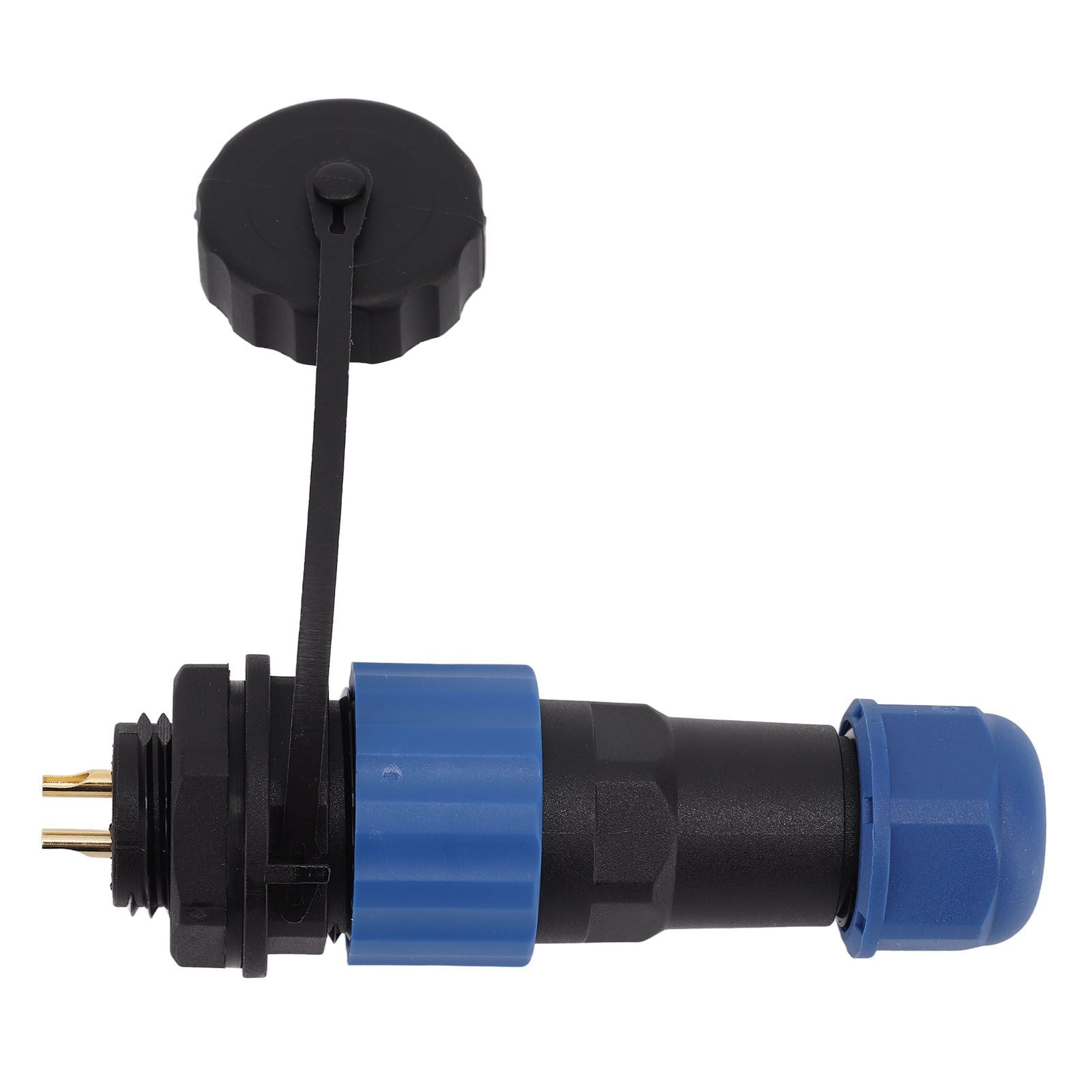 2Pcs SD16 IP68 Waterproof Aviation Connector SD16 Female Plug Male Socket G3/8 Thread SD16 2Pin Rear Nut V1294-YM0521-3114220111911