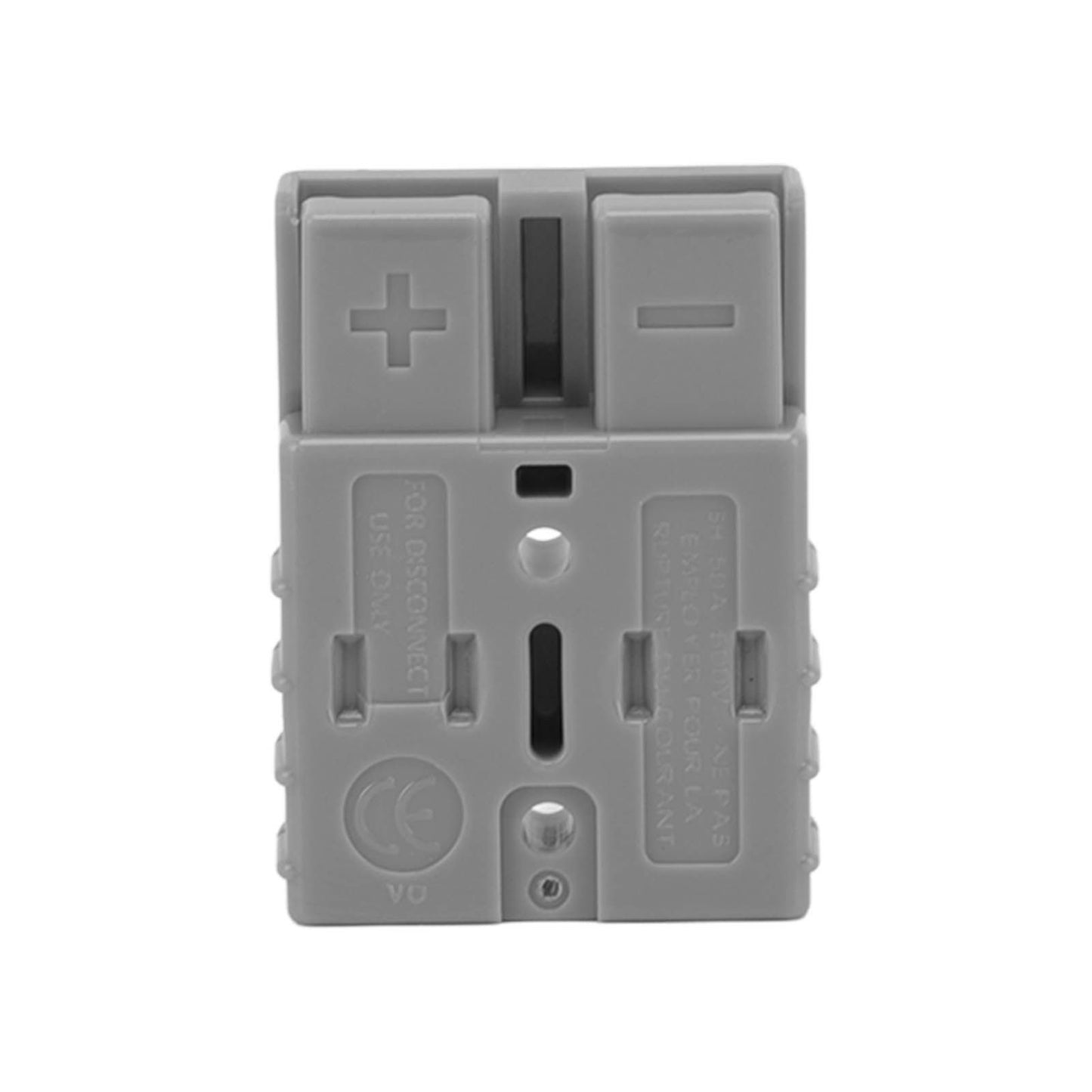 50A 600V Connector Double Pole High Current Power Supply Plug Connector for Solar Panel Dual Battery System V1294-YM0521-3114220113611