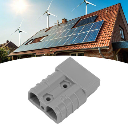 50A 600V Connector Double Pole High Current Power Supply Plug Connector for Solar Panel Dual Battery System V1294-YM0521-3114220113611