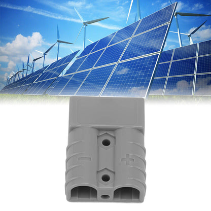 50A 600V Connector Double Pole High Current Power Supply Plug Connector for Solar Panel Dual Battery System V1294-YM0521-3114220113611