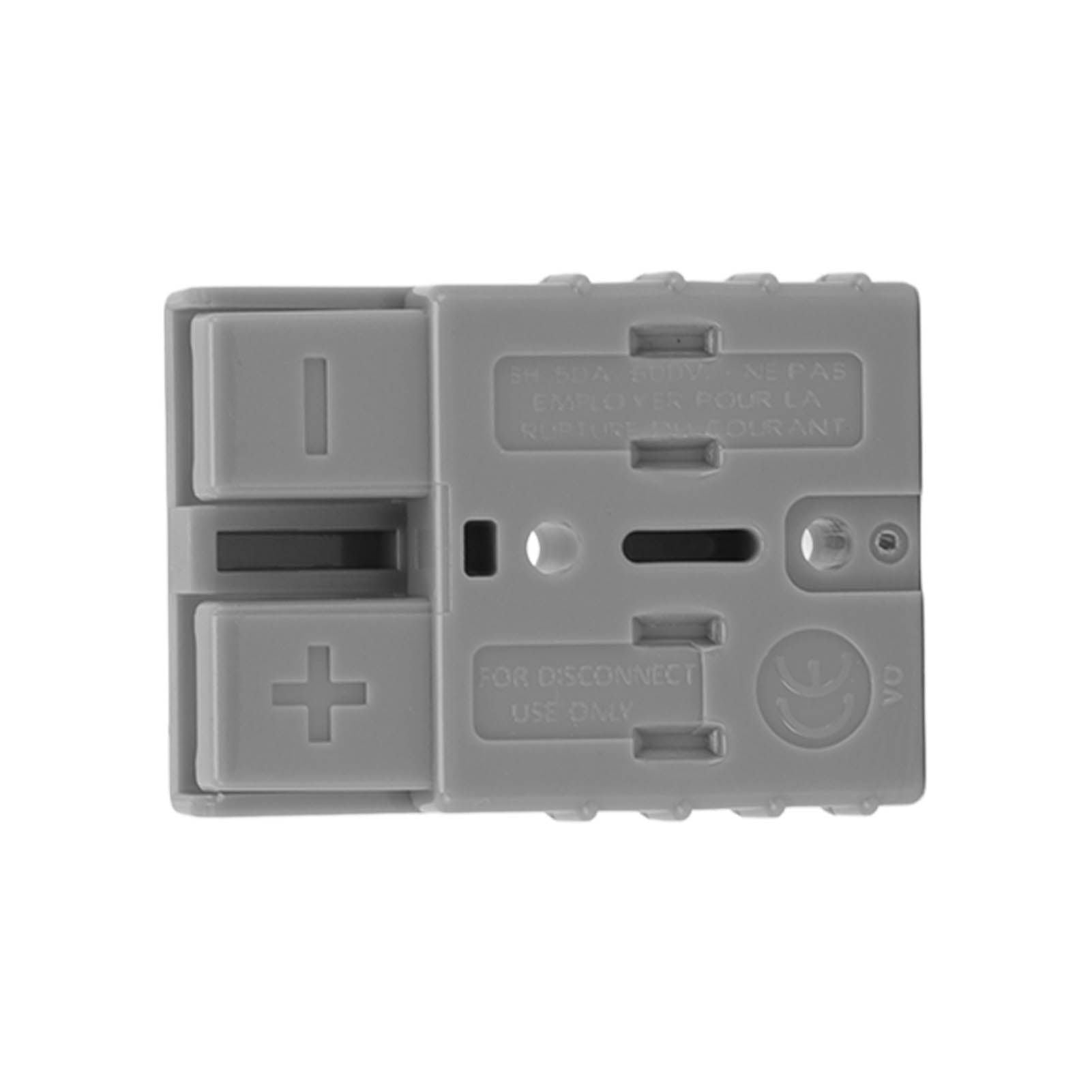 50A 600V Connector Double Pole High Current Power Supply Plug Connector for Solar Panel Dual Battery System V1294-YM0521-3114220113611