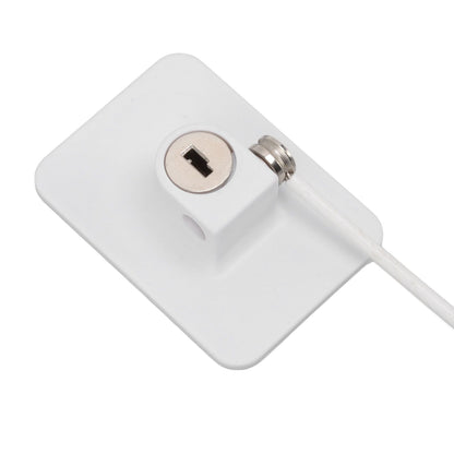 Refrigerator Lock White Childproof Freezer Lock Child Safety Cabinet Drawer Lock with 2 Keys V1294-YM0521-3114220114811