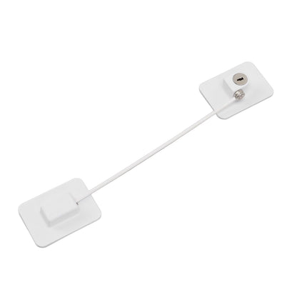 Refrigerator Lock White Childproof Freezer Lock Child Safety Cabinet Drawer Lock with 2 Keys V1294-YM0521-3114220114811