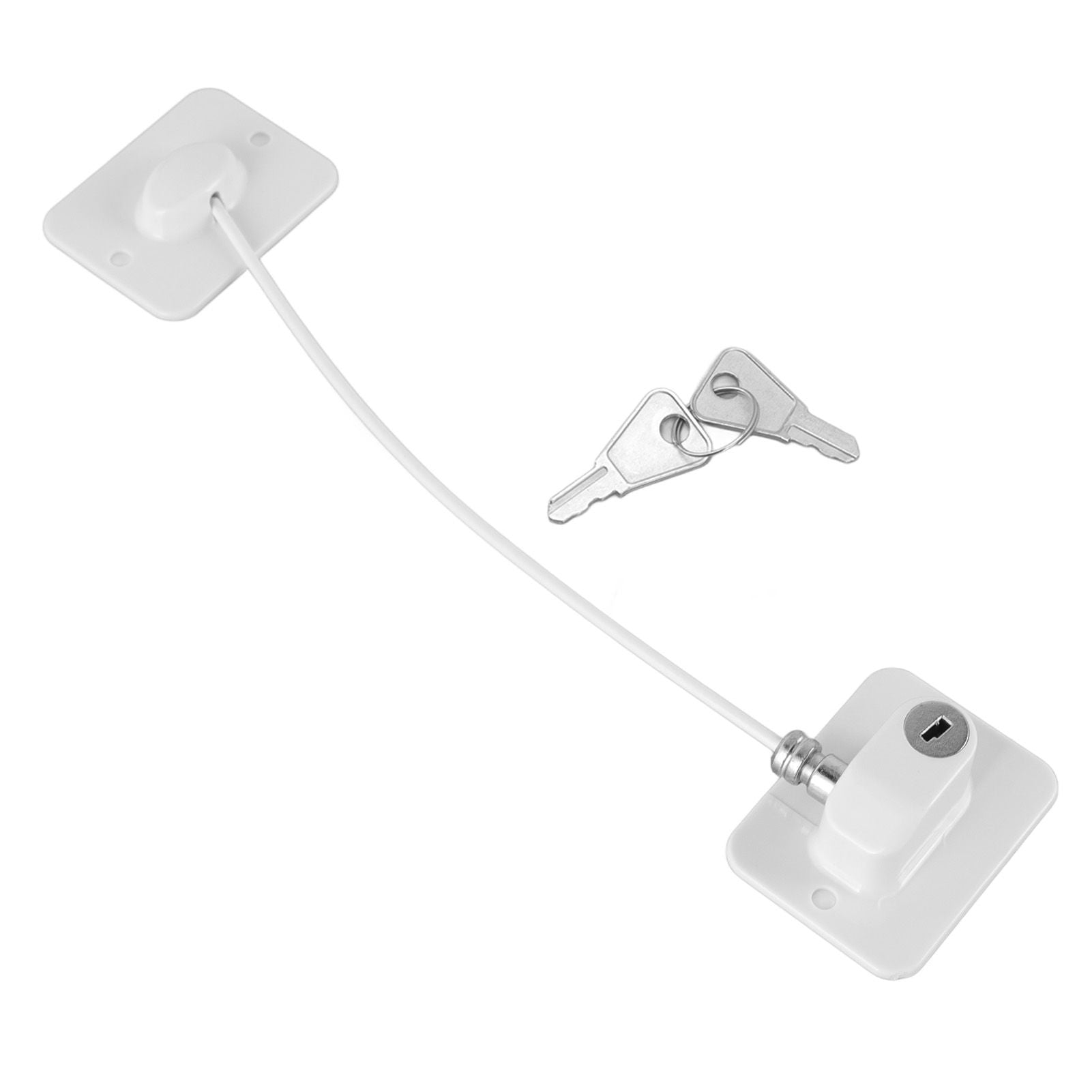 Cable Restrictor Lock Key Unlocking Window Lock Cable Restrictor Child Safety Lock for Refrigerators Doors V1294-YM0521-3114220114911