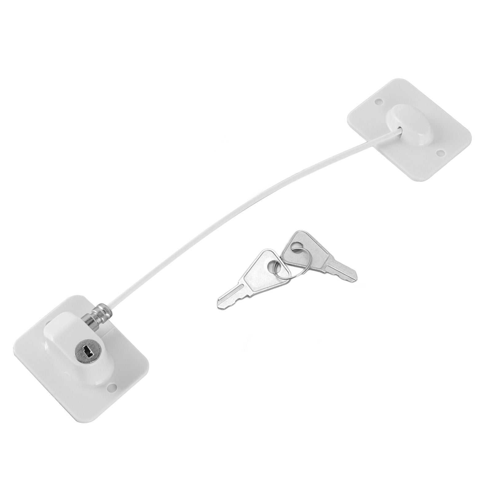Cable Restrictor Lock Key Unlocking Window Lock Cable Restrictor Child Safety Lock for Refrigerators Doors V1294-YM0521-3114220114911