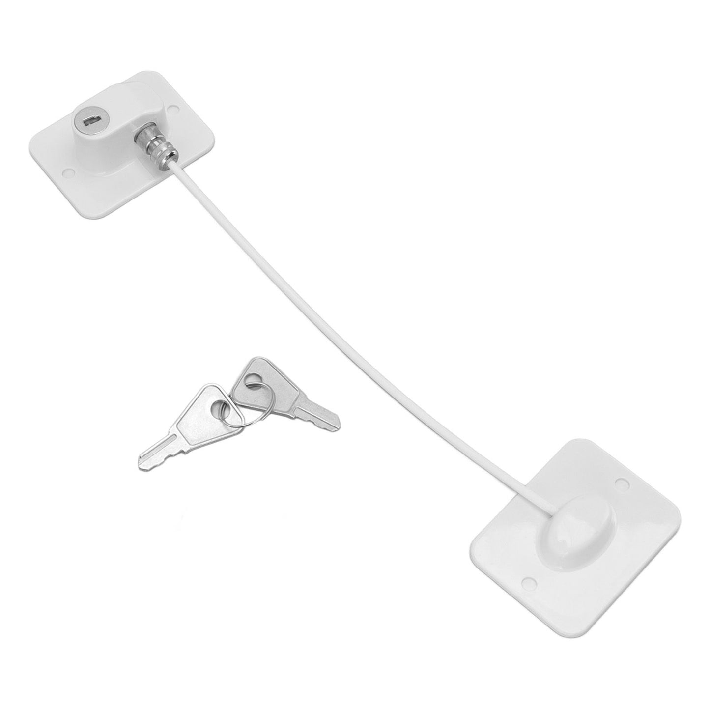 Cable Restrictor Lock Key Unlocking Window Lock Cable Restrictor Child Safety Lock for Refrigerators Doors V1294-YM0521-3114220114911