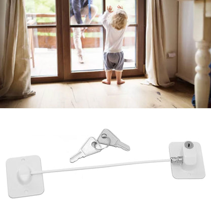 Cable Restrictor Lock Key Unlocking Window Lock Cable Restrictor Child Safety Lock for Refrigerators Doors V1294-YM0521-3114220114911