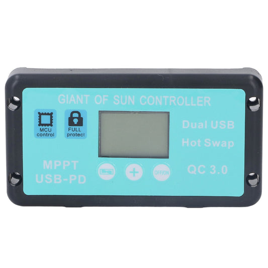 12V 24V MPPT Solar Charge Controller Professional USB PD QC3.0 Solar Panel Regulator with LCD Display for V1294-YM0521-3114220115811