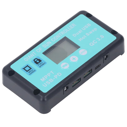 12V 24V MPPT Solar Charge Controller Professional USB PD QC3.0 Solar Panel Regulator with LCD Display for V1294-YM0521-3114220115811