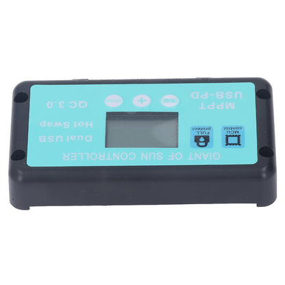 12V 24V MPPT Solar Charge Controller Professional USB PD QC3.0 Solar Panel Regulator with LCD Display for V1294-YM0521-3114220115811