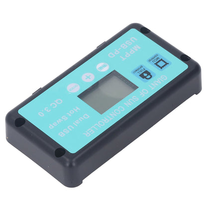 12V 24V MPPT Solar Charge Controller Professional USB PD QC3.0 Solar Panel Regulator with LCD Display for V1294-YM0521-3114220115811