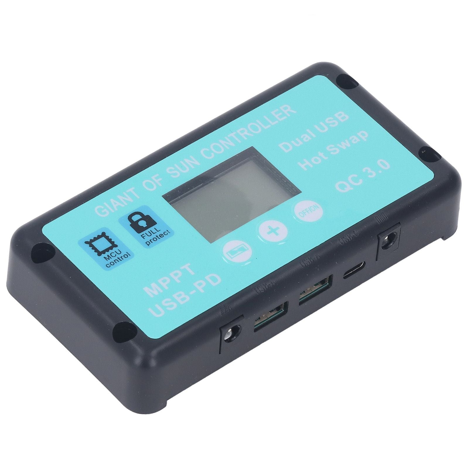 12V 24V MPPT Solar Charge Controller Professional USB PD QC3.0 Solar Panel Regulator with LCD Display for V1294-YM0521-3114220115811