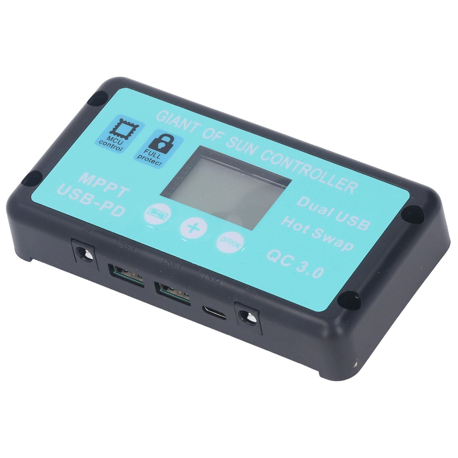 12V 24V MPPT Solar Charge Controller Professional USB PD QC3.0 Solar Panel Regulator with LCD Display for V1294-YM0521-3114220115811