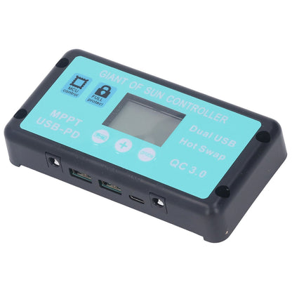 12V 24V MPPT Solar Charge Controller Professional USB PD QC3.0 Solar Panel Regulator with LCD Display for V1294-YM0521-3114220115811