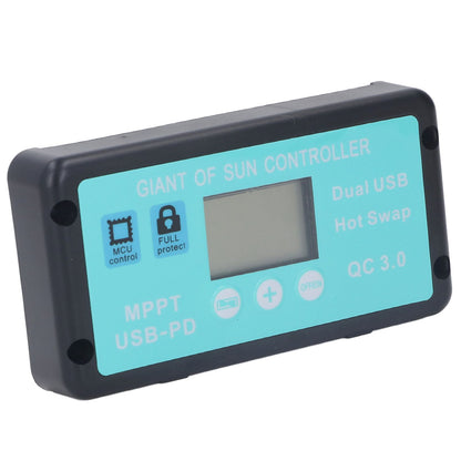 12V 24V MPPT Solar Charge Controller Professional USB PD QC3.0 Solar Panel Regulator with LCD Display for V1294-YM0521-3114220115811