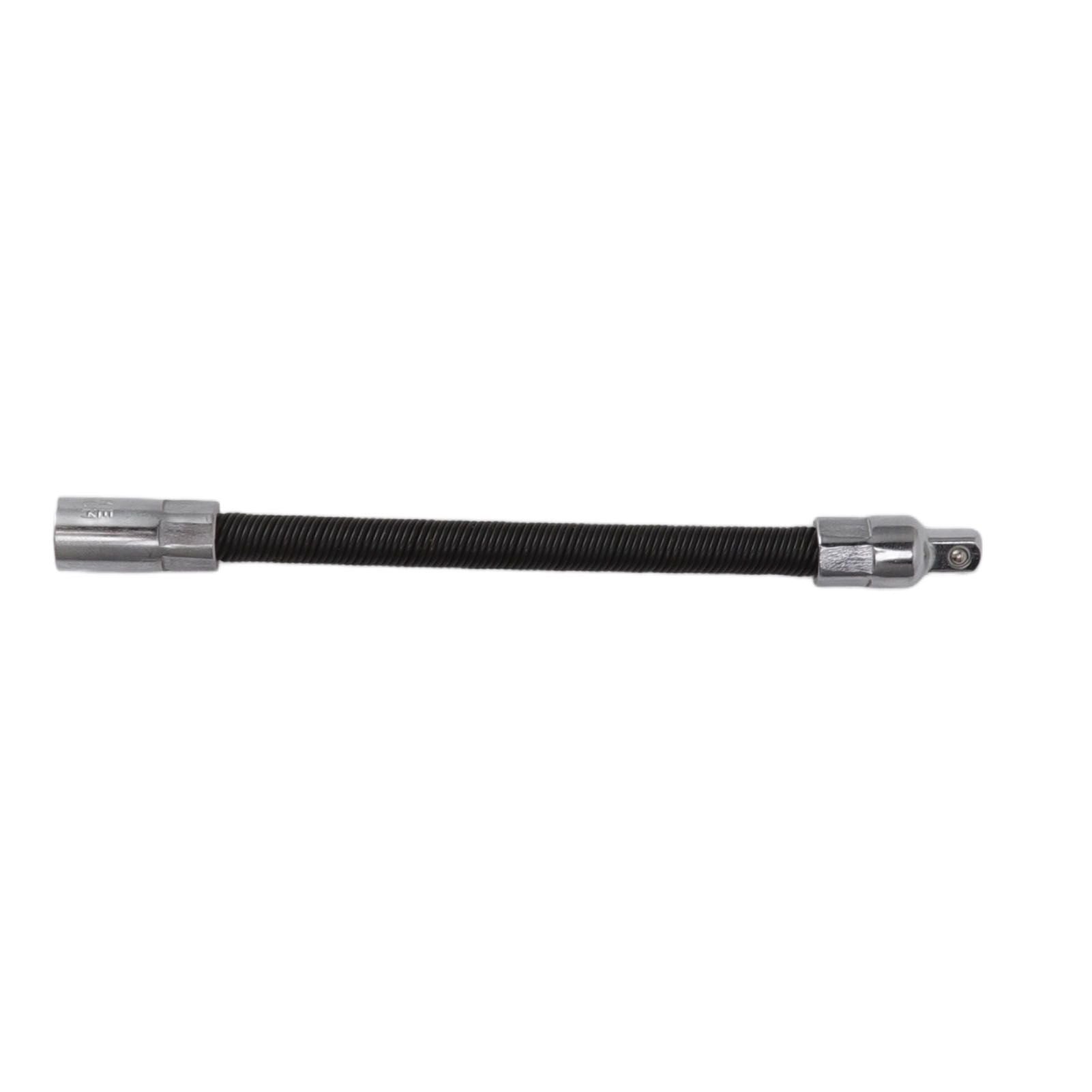 Wrench Extension Rod Bendable Universal Flexible Shaft Sleeve Extension Bar for Factory Workshop Black 1/4 V1294-YM0521-3114220116811