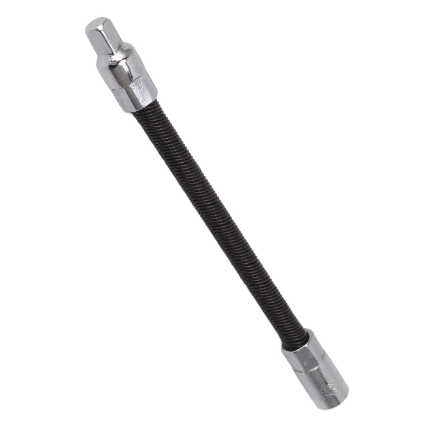 Wrench Extension Rod Bendable Universal Flexible Shaft Sleeve Extension Bar for Factory Workshop Black 1/4 V1294-YM0521-3114220116811