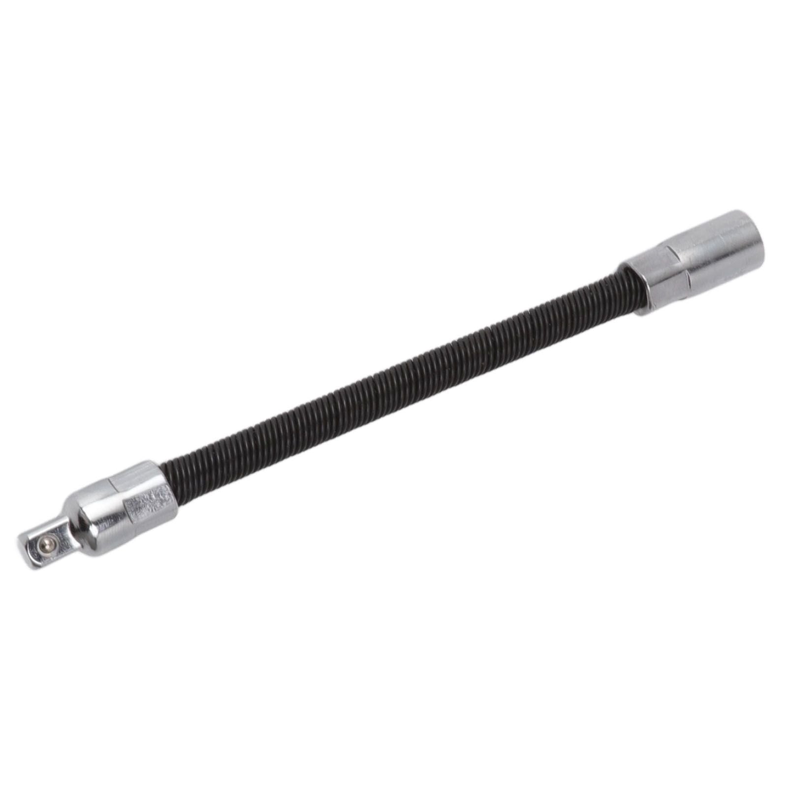 Wrench Extension Rod Bendable Universal Flexible Shaft Sleeve Extension Bar for Factory Workshop Black 1/4 V1294-YM0521-3114220116811
