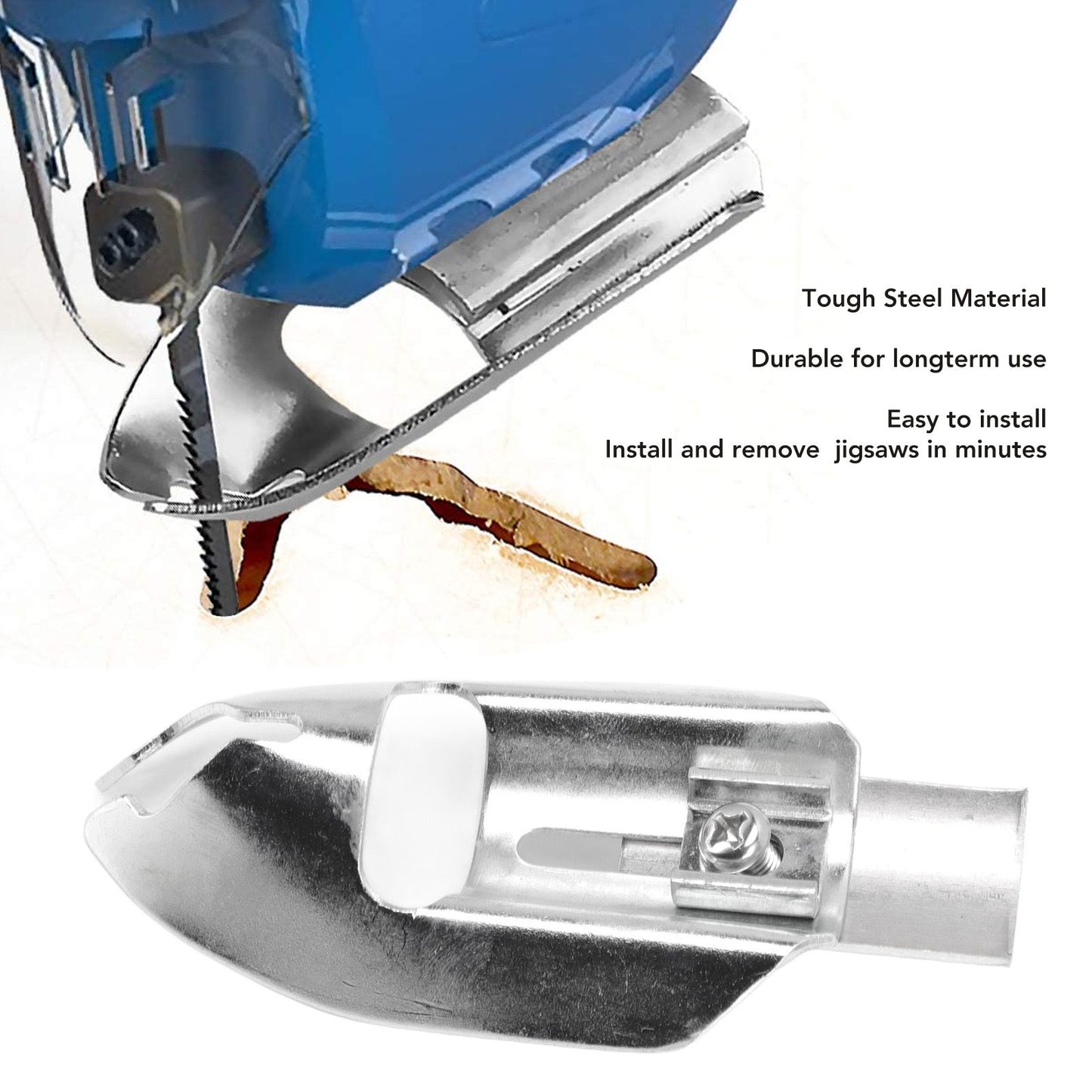 Coping Foot Universal Steel Foot Tool for Most Jigsaw High Efficiency Woodworking Tools V1294-YM0521-3114220118111